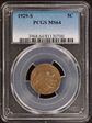 1929-S 5C MS64