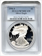 1996-P $1 Silver Eagle PR70DCAM