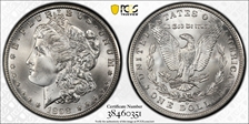 1898-O $1 MS67+ 