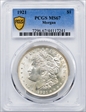 1921 $1 Morgan MS67