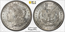 1921-D $1 MS66+ 