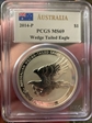 2014-P $1 Wedge Tailed Eagle Mercanti Signature MS69