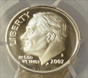 2002-S 10C Silver PR69DCAM