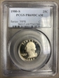 1980-S 25C PR69DCAM
