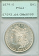 1879-S $1 MS64