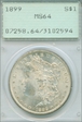 1899 $1 MS64