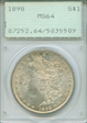 1898 $1 MS64