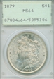 1879 $1 MS64