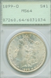 1899-O $1 MS64