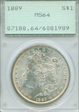 1889 $1 MS64
