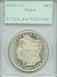 1881-CC $1 MS64