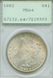 1882 $1 MS64