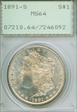1891-S $1 MS64