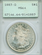 1883-O $1 MS64