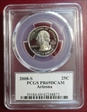 2008-S 25C Arizona PR69DCAM