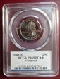 2001-S 25C Vermont PR69DCAM
