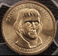 2007-P $1 Thomas Jefferson Position A - First Day of Issue MS67