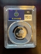 2005-S 25C Kansas Silver PR70DCAM