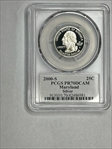 2000-S 25C Maryland Silver PR70DCAM