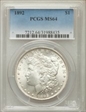 1892 $1 MS64