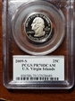 2009-S 25C U.S. Virgin Islands PR70DCAM