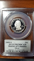 2009-S 25C District of Columbia  Silver PR70DCAM
