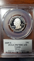2009-S 25C Guam Silver PR70DCAM