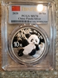 2020 10 Yn Panda Silver First Strike MS70