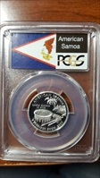 2009-S 25C American Samoa Silver PR70DCAM