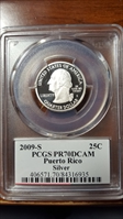 2009-S 25C Puerto Rico Silver PR70DCAM