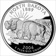 2006-S 25C North Dakota Silver PR69DCAM