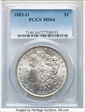 1883-O $1 MS64
