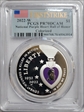2022-W $1 National Purple Heart Hall of Honor Colorized First Strike PR70DCAM