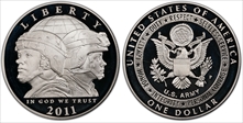2011-P $1 United States Army PR69DCAM