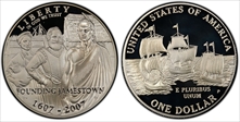 2007-P $1 Jamestown PR70DCAM