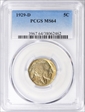 1929-D 5C MS64