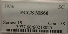 1936 5C MS66