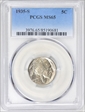 1935-S 5C MS65