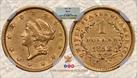 1852 G$1 MS61