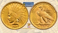 1907 $10 Indian MS62