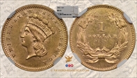 1862 G$1 MS61