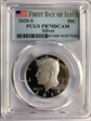 2020-S 50C Silver First Day of Issue PR70DCAM
