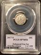 2017-S 10C Enhanced Unc Set FDI Washington DC 1 of 1,000 SP70FB