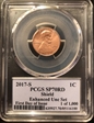 2017-S 1C Shield Enhanced Unc Set FDI Washington DC 1 of 1,000 SP70RD