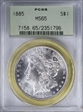 1885 $1 MS65