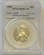 1958 25C PR66CAM