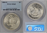 1884-O $1 MS65