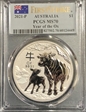 2021-P $1 Year of the Ox Ag First Strike MS70