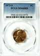 1973-S 1C MS66RD