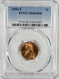 1946-S 1C MS66RD